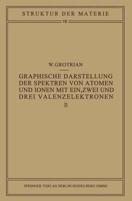 Graphische Darstellung der Spektren von Atomen und Ionen mit ein, zwei und drei Valenzelektronen: Zweiter Teil - W. Grotrian - cover