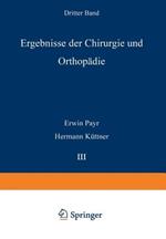 Ergebnisse der Chirurgie und Orthopädie