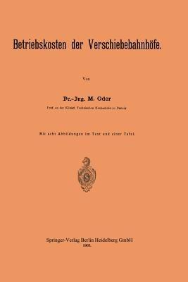 Betriebskosten der Verschiebebahnhöfe - M. Oder - cover