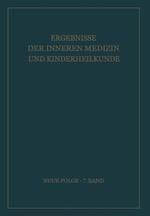 Ergebnisse der Inneren Medizin und Kinderheilkunde