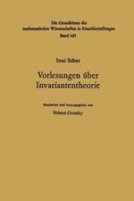 Vorlesungen über Invariantentheorie