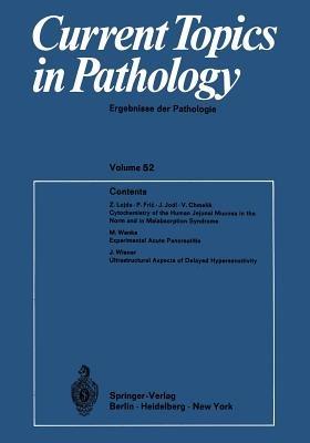 Current Topics in Pathology: Ergebnisse der Pathologie - H.-W. Altmann,K. Benirschke,A. Bohle - cover