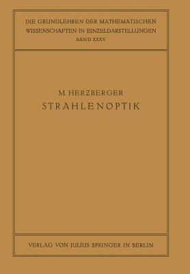 Strahlenoptik - M. Herzberger - cover