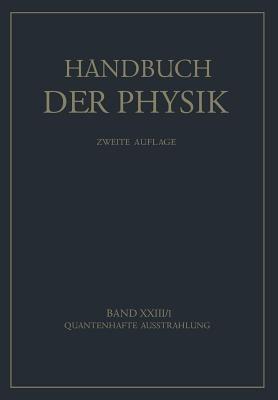 Quantenhafte Ausstrahlung - W. de Groot,R. Ladenburg,W. Noddack - cover