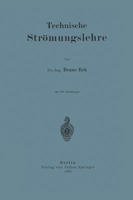 Technische Strömungslehre - Bruno Eck - cover