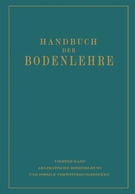 Aklimatische Bodenbildung und Fossile Verwitterungsdecken - E. Blanck - cover