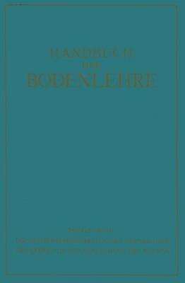 Die Naturwissenschaftlichen Grundlagen der Lehre von der Entstehung des Bodens - E. Blanck - cover