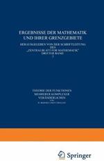 Theorie der Funktionen mehrerer komplexer Veränderlichen