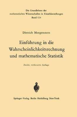 Einführung in die Wahrscheinlichkeitsrechnung und mathematische Statistik - Dietrich Morgenstern - cover