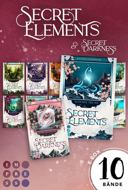 Secret Elements: 10 Bände in einem MEGA-Bundle! - Johanna Danninger - ebook