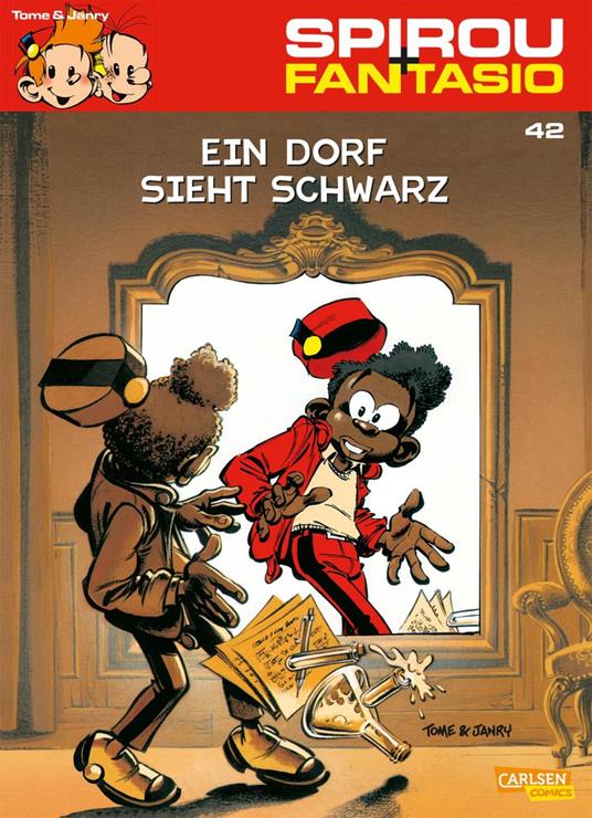 Spirou und Fantasio 42: Ein Dorf sieht schwarz - Janry,Tome - ebook