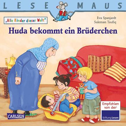LESEMAUS: Huda bekommt ein Brüderchen - Suleman Taufiq,Myriam Halberstam,Eva Spanjardt - ebook