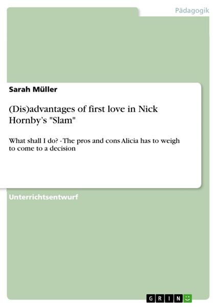 (Dis)advantages of first love in Nick Hornby’s "Slam"
