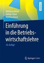 Einführung in die Betriebswirtschaftslehre