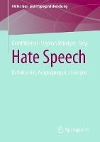 Hate Speech: Definitionen, Ausprägungen, Lösungen - cover
