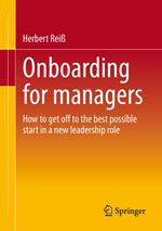 Onboarding for managers