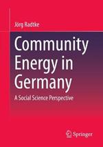 Community Energy in Germany: A Social Science Perspective