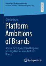 Platform Ambitions of Brands: A Scale Development and Empirical Investigation for Manufacturer Brands