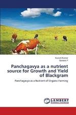 Panchagavya as a nutrient source for Growth and Yield of Blackgram