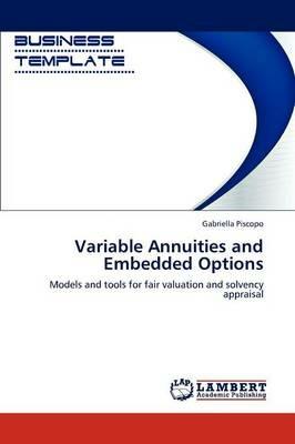 Variable Annuities and Embedded Options - Piscopo Gabriella - cover
