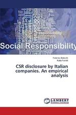 CSR disclosure by Italian companies. An empirical analysis