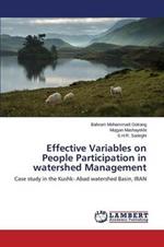 Effective Variables on People Participation in watershed Management
