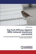 Fig Fruit Efficacy Against NMU induced mammary carcinoma