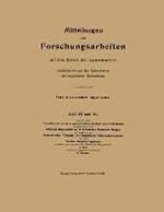 Mitteilungen über Forschungsarbeiten auf dem Gebiete des Ingenieurwesens