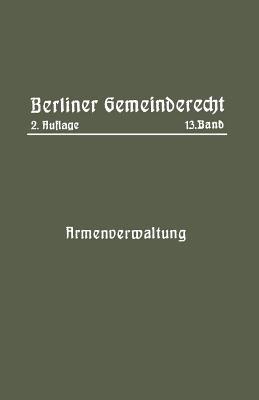 Armenverwaltung - Magistrat Von Berlin - cover