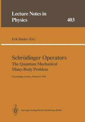 Schrödinger Operators The Quantum Mechanical Many-Body Problem: Proceedings of a Workshop Held at Aarhus, Denmark 15 May - 1 August 1991 - cover