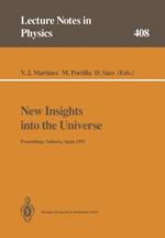 New Insights into the Universe: Proceedings of a Summer School Held in València, Spain, 23–27 September 1991