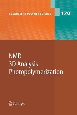 NMR · 3D Analysis · Photopolymerization - cover