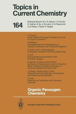 Organic Peroxygen Chemistry - cover