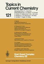 Host Guest Complex Chemistry III
