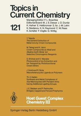 Host Guest Complex Chemistry III - cover