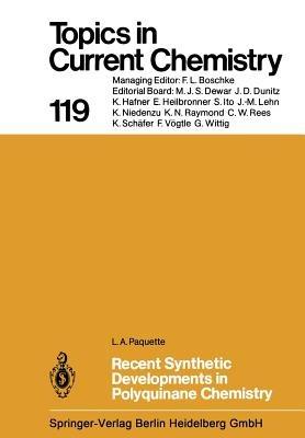 Recent Synthetic Developments in Polyquinane Chemistry - L.A. Paquette - cover