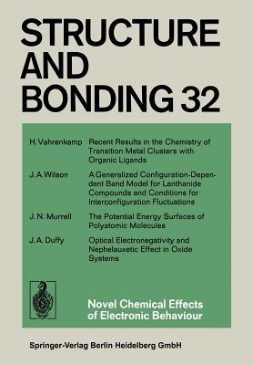 Novel Chemical Effects of Electronic Behaviour - Xue Duan,Lutz H. Gade,Gerard Parkin - cover