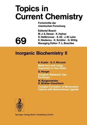 Inorganic Biochemistry II - Kendall N. Houk,Christopher A. Hunter,Michael J. Krische - cover