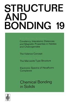 Chemical Bonding in Solids - J. D. Dunitz,P. Hemmerich,R. H. Holm - cover