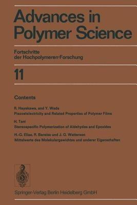 Advances in Polymer Science: Fortschritte der Hochpolymeren-Forschung - H.-J. Cantow,G. Dall’Asta,J. D. Ferry - cover