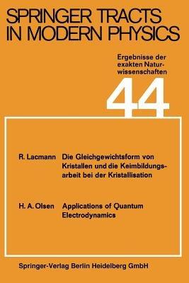 Springer Tracts in Modern Physics: Ergebnisse der exakten Naturwissenschaften Volume 44 - G. Höhler - cover
