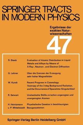 Springer Tracts in Modern Physics: Ergebnisse der exakten Naturwissenschaften - G. Höhler - cover