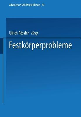 Festkörperprobleme - cover