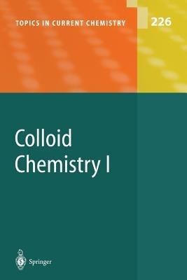 Colloid Chemistry I - cover