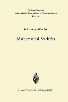 Mathematical Statistics - Bartel Leendert van der Waerden - cover