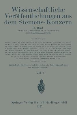 Wissenschaftliche Veröffentlichungen aus dem Siemens-Konzern - Heinrich von Boul,Robert Fellinger,Adolf Franke - cover