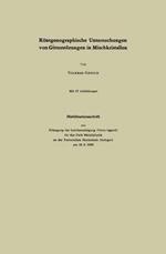 Röntgenographische Untersuchungen von Gitterstörungen in Mischkristallen