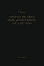 Konstruktion und Material im Bau von Dampfturbinen und Turbodynamos