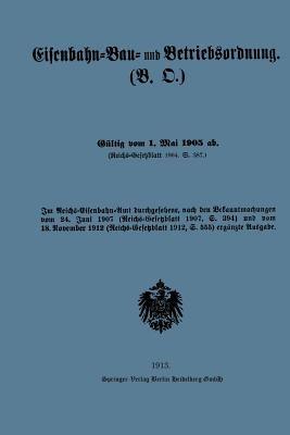 Eisenbahn-Bau- und Betriebsordnung - Julius Springer - cover