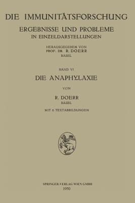Die Anaphylaxie - Robert Doerr - cover